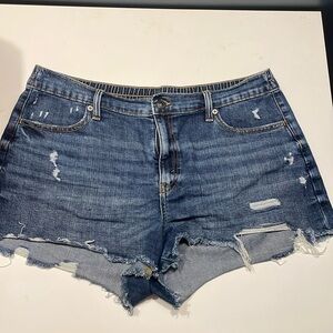 Large aerie daydream denim shorts